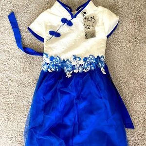 Brand New! Oriental girls dress 7-8, size 140cm